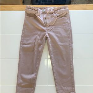 American Eagle Light Pink Jeggings!! BARELY WORN